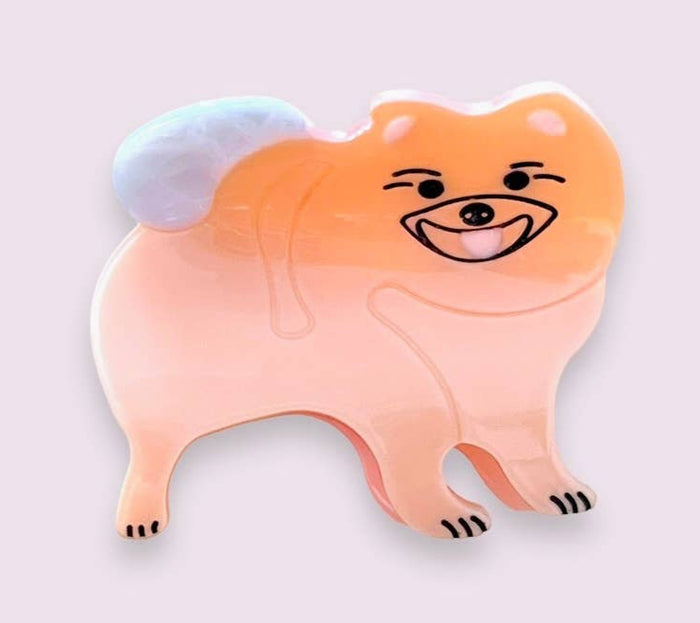 Dog Hair Claw Clip: Pomeranian