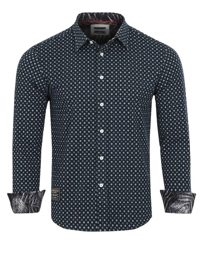 Men's Button Down Stretch Dress Shirt