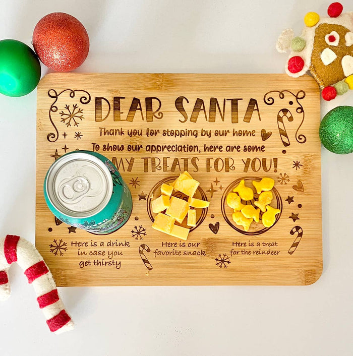 Santa Beer + Cheese Board