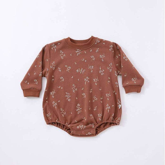 Brown Long Sleeve Onesie