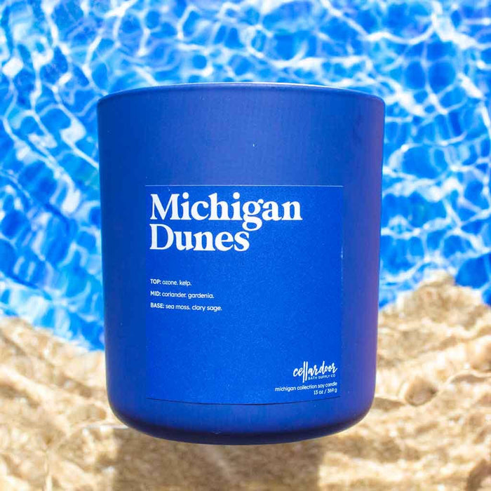 Michigan Dunes - 13 oz Wood Wick Soy Candle