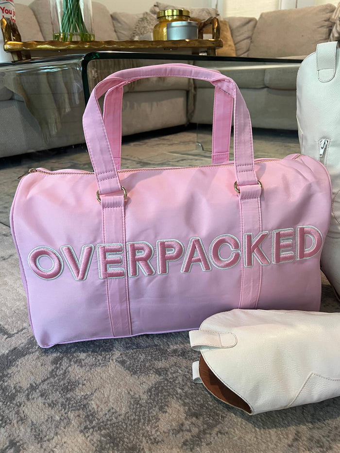 Overpacked Nylon Duffel - Pink