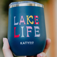 Lake Life Wine Tumbler