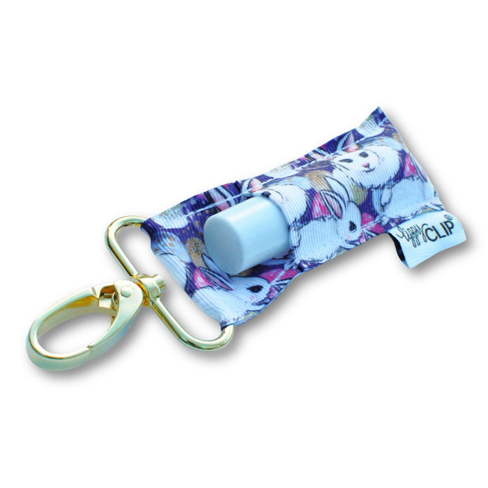 Delightful Bunnies LippyClip® Lip Balm Holder Easter Basket